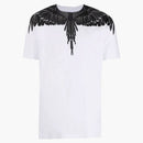Marcelo Burlon Wings tryck T-shirt vit/svart