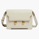 Marni Botrsa Trunkaroo Medium Shoulder Bag Ecru