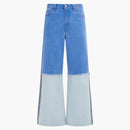 Marni Contrast Denim Trousers Cobalt