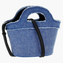 Marni Denim Micro Top Handle Cobalt