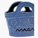 Marni Denim Micro Top Handle Cobalt