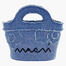 Marni Denim Micro Top Handle Cobalt