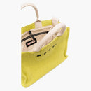 Marni Embroidered Logo Tote Bag Acid Green