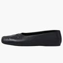 Marni Nappa Leather Seamless Little Bow Ballet Black (Women's)