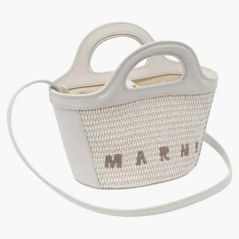 Marni Tropicalia Bag Mini Ecru