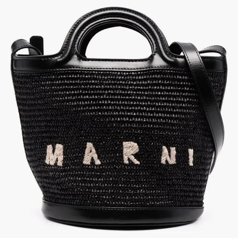 Marni tropicalia hinkväska svart