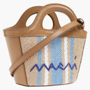 Marni Tropicalia Micro Bag Cigar/Opal/Lily White