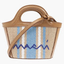 Marni Tropicalia Micro Bag Cigar/Opal/Lily White