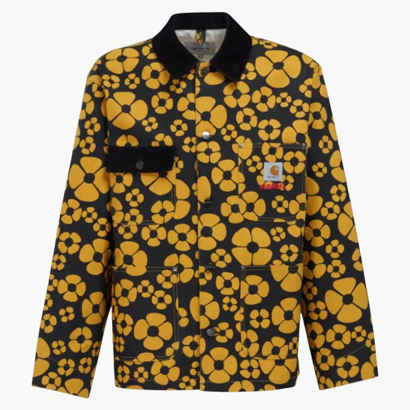 Marni x Carhartt Wip Work Kurtka Czarna/Słońca żółta