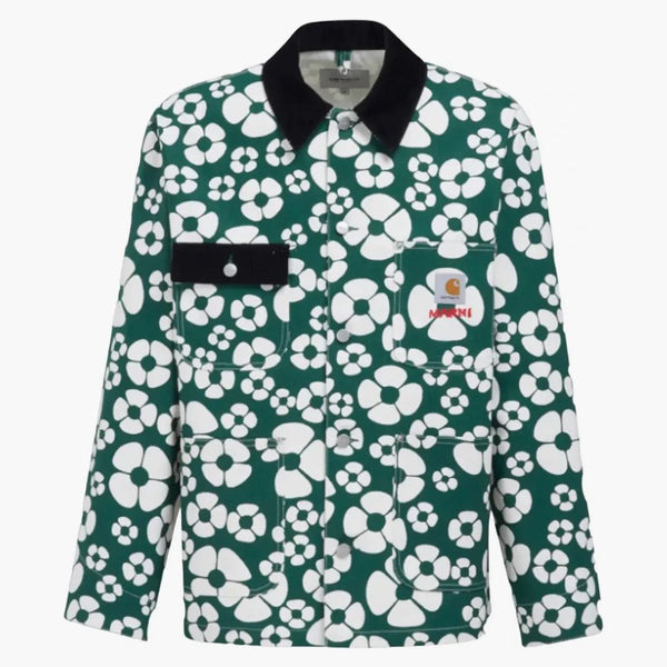 Marni x Carhartt Wip Work Jacket grön/vit