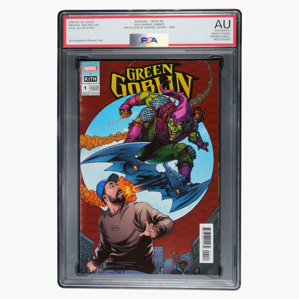 Marvel Kith #3 Green Goblin Variant Cover Red Comic (PSA Graded AU)