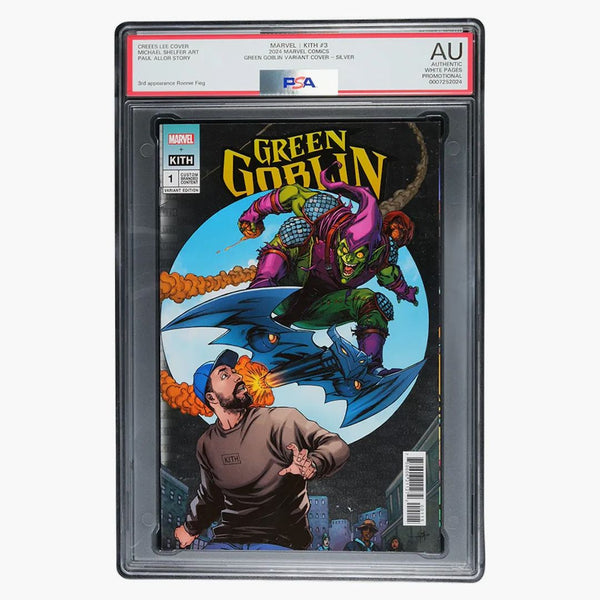 Marvel Kith #3 Green Goblin Variant Cover Silver Comic (PSA Graded AU)