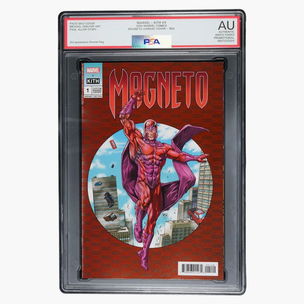 Marvel Kith #3 Magneto Variant Cover Red Comic (PSA Graded AU)