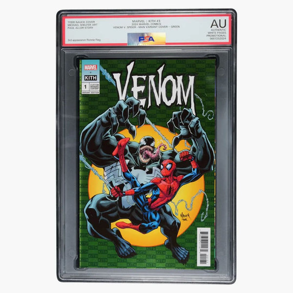 Marvel Kith #3 Variant Venom Variant Cover Green Comic (PSA Graded AU)