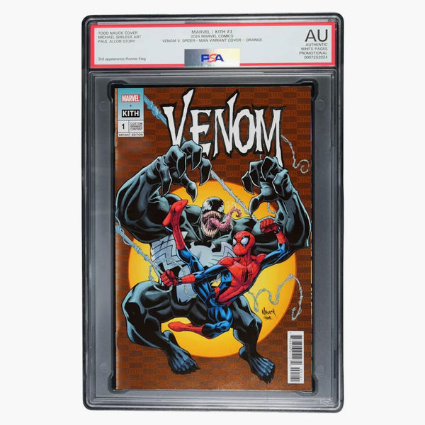 Marvel Kith #3 Variant Venom Variant Cover Orange Comic (PSA Graded AU)