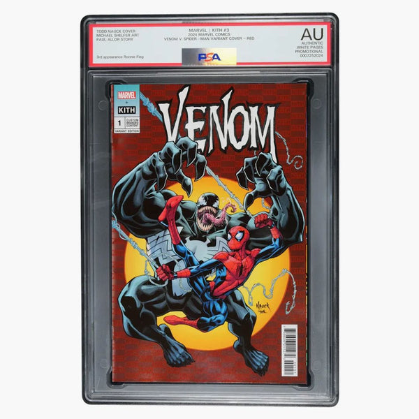 Marvel Kith #3 Variant Venom Variant Cover Red Comic (PSA Graded AU)