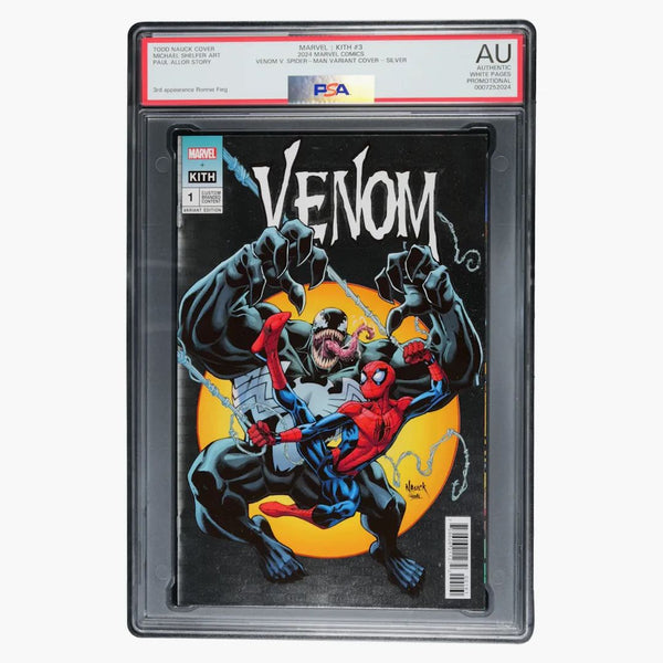 Marvel Kith #3 Variant Venom Variant Cover Silver Comic (PSA Graded AU)