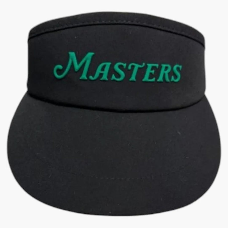 Masters Performance Tech Classic Raized Rubber Wordmark Visor Black