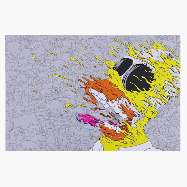 Matt Gondek Decontructeed D'oh Nut Print (signed, Unnumbered Edition)
