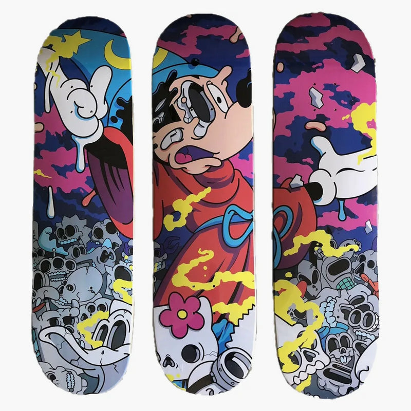 Matt Gondek Growing Pains 3 Skateboard Deck Set Multi