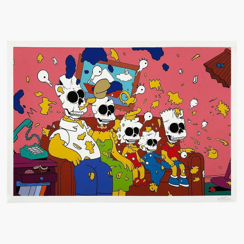 Matt Gondek The Simpsons Nuclear Family Print (signed, Open Edition)