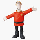 Medicom Udf a Shaun the Sheep Movie Farmageddon Farmageddon Costume Figure Red