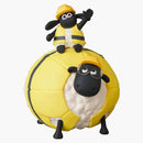 Medicom UDF A Shaun the Sheep Movie Farmageddon Timmy and Shirley Figure Yellow