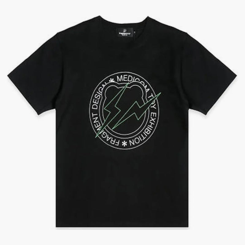 Medicom X Fragment Design Men Circle Logo Bearbrick Tea Black