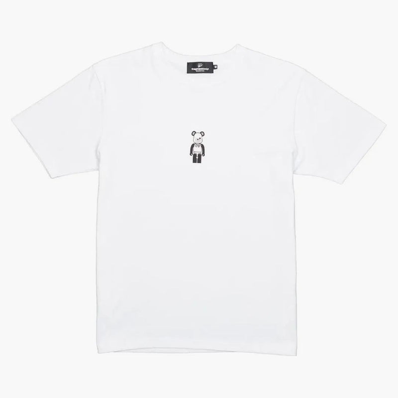 Medicom X Fragment Design X Freemansory Bearbrick Tee White