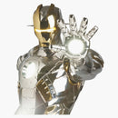 Medicom X Hajime Sorayama X Marvel Iron Man Metropolis Variant Ver Figure Metallic Silver Gold