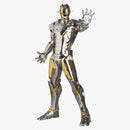 Medicom X Hajime Sorayama X Marvel Iron Man Metropolis Variant Ver Figure Metallic Silver Gold