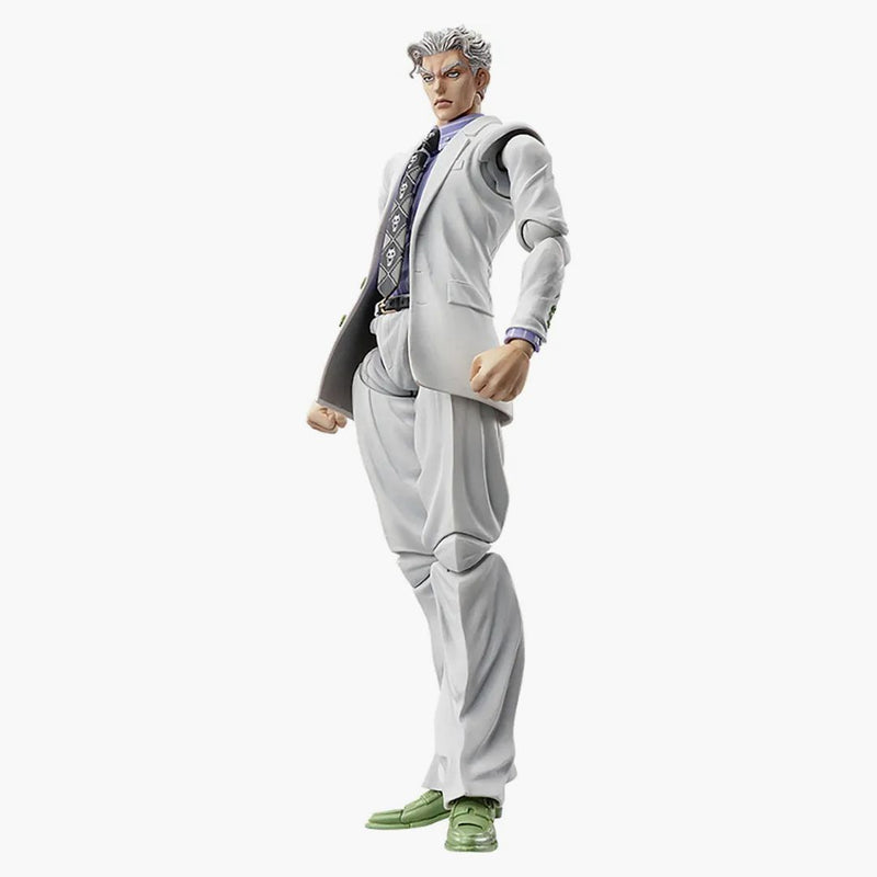 Medicom Super Action Statue Jojo's Bizarre Adventure Part 4 Diamond is Unbreakable Yoshikage Kira Chozokado Action Figure White