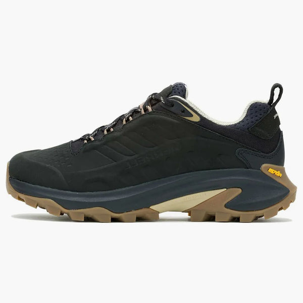 Merrell Moab Speed ​​2 in pelle Black impermeabile