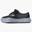 Maison Mihara Yasuhiro Baker Og Sole přes obarvené plátno Low Černý