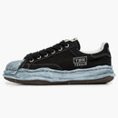 Maison Mihara Yasuhiro Blakey Og Sole Canvas Low Přes barvivo černé