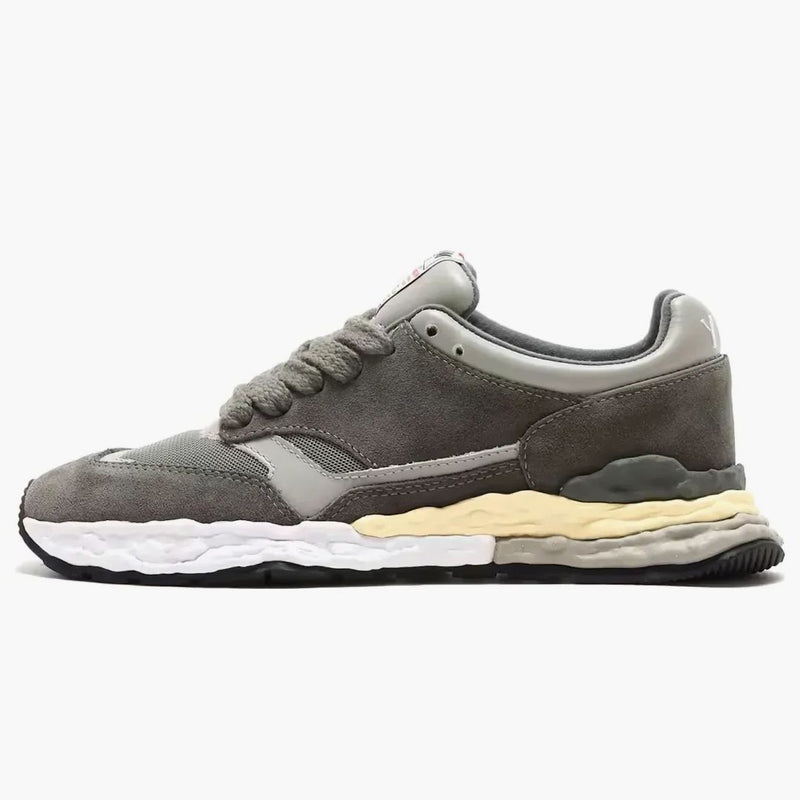 Maison Mihara Yasuhiro George Leather Low Grey Dark Grey