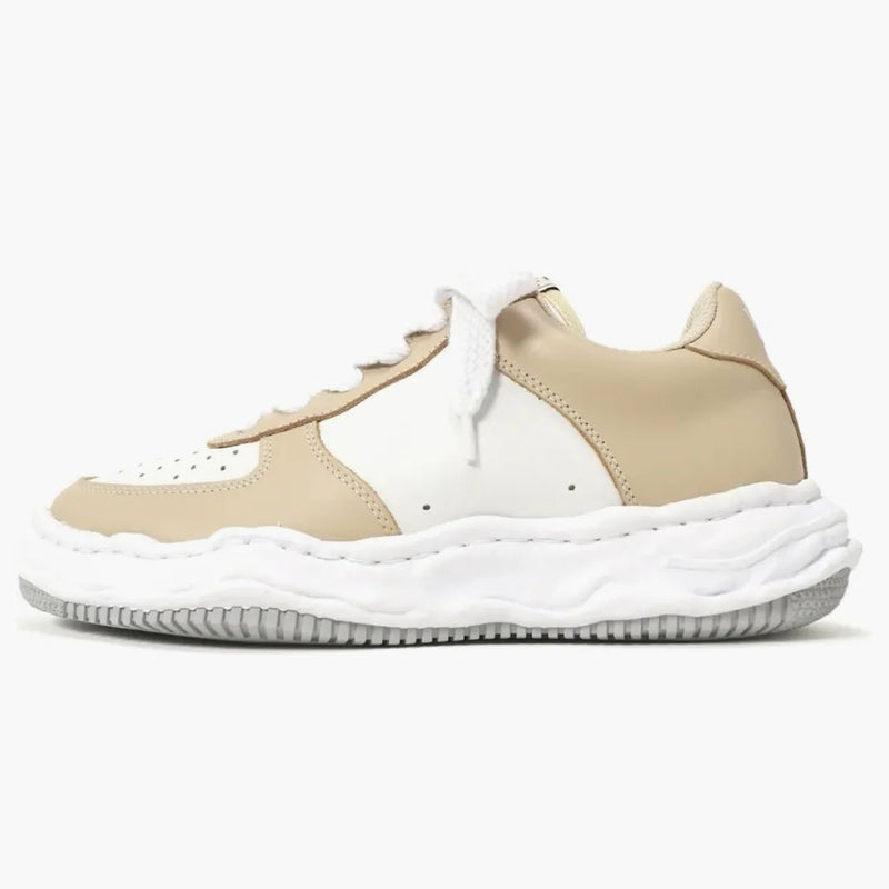 Maison Mihara Yasuhiro Wayne OG Sole Low Beige vit