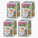 Miniso Top Toy Crayon Shin-chan Dress Up Party Series Vinyl Plush Keychains Sealed Case (4 Blind Box)