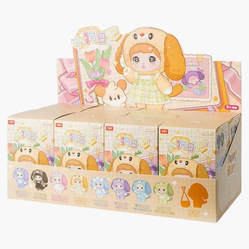 Miniso Top Toy Nommi Puppy Diary Series Plush Sealed Case (8 Blind Box)