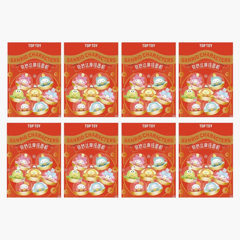 Miniso Top Toy Sanrio Wonderful Dharma Gacha Machine Sealed Case (8 Blind Box)