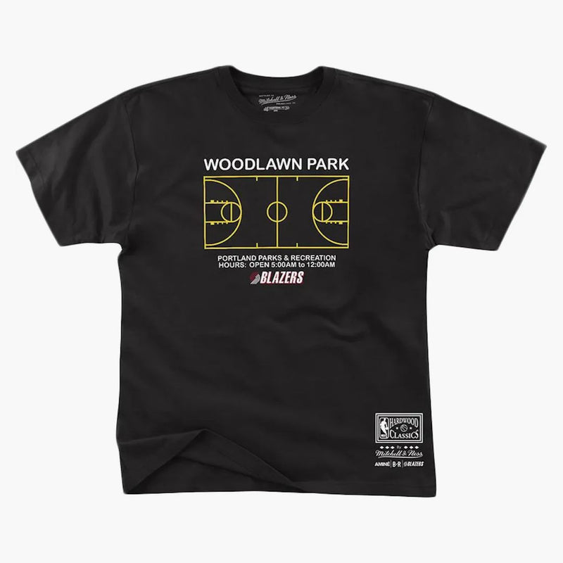 Mitchell & Ness Amine X Portland Trail Blazers T-shirt nero