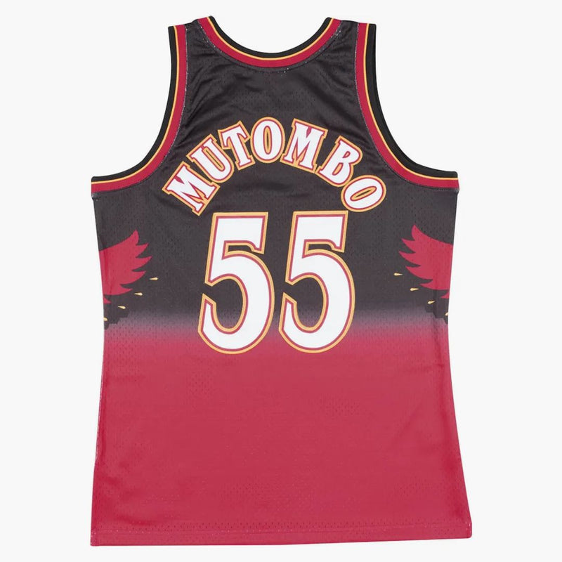 Mitchell & Ness Atlanta Hawks 1996-97 Dikembe Mutombo swingman Jersey Scarlet