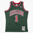 Mitchell & Ness Chicago Bulls 2008-09 Derrick Rose Swingman Jersey Dark Green