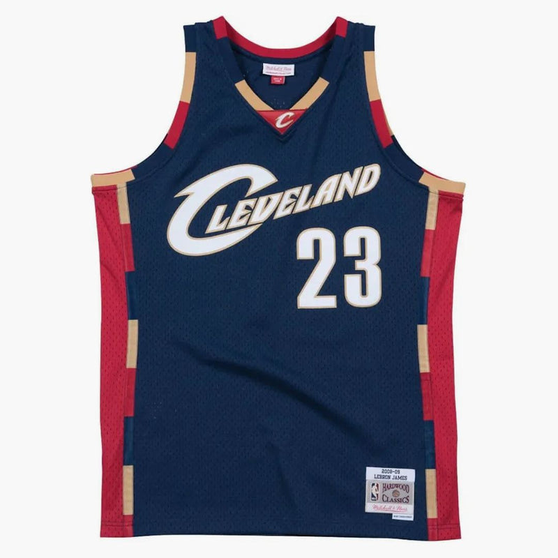Mitchell & noss Cleveland Cavaliers Alternate 2008-09 LeBron James Swingman Jersey Navy