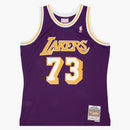 Mitchell & Ness Dennis Rodman Los Angeles Lakers Road 1998-99 Swingman NBA Jersey Purple