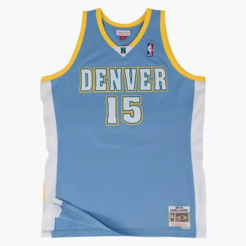 Mitchell & Ness Denver Nuggets Road 2003-04 Carmelo Anthony Swingman Jersey Royal