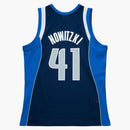 Mitchell y Ness dirk Nowitzki Dallas Mavericks 2011-12 Swingman Jersey Astros Blue