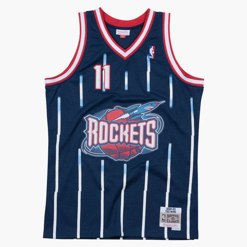 Mitchell & Ness Houston Rockets Road 2002-03 Yao Ming Swingman Jersey Navy