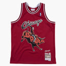 Mitchell & Ness Juice WRLD X Chicago Bulls Swingman Jersey Red