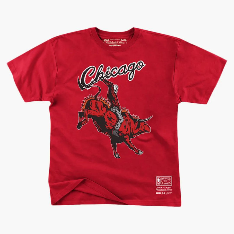 Mitchell & Ness Juice Wrld x Chicago Bulls T-shirt rosso